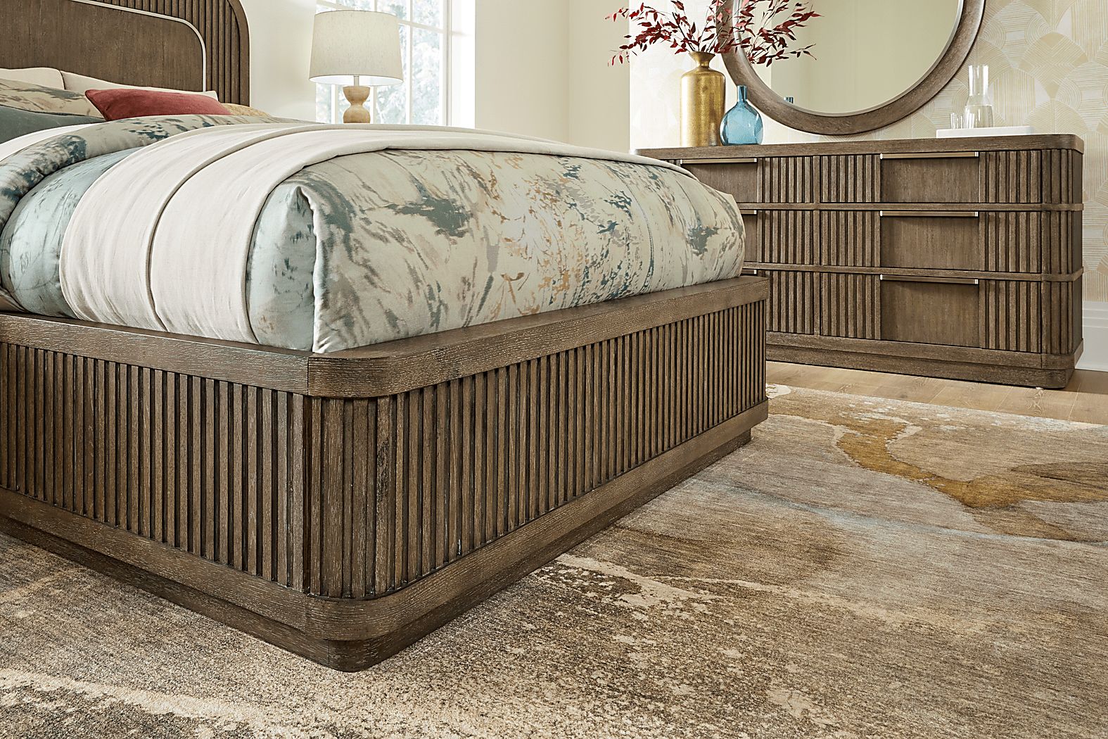 Sausalito 7 Pc King Panel Bedroom Set