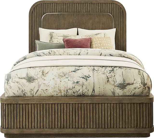 Sausalito Brown 5 Pc King Panel Bedroom - Thumbnail - Image 2