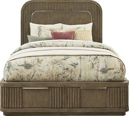 3 pc queen storage bed