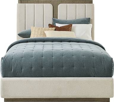 3 pc queen upholstered bed