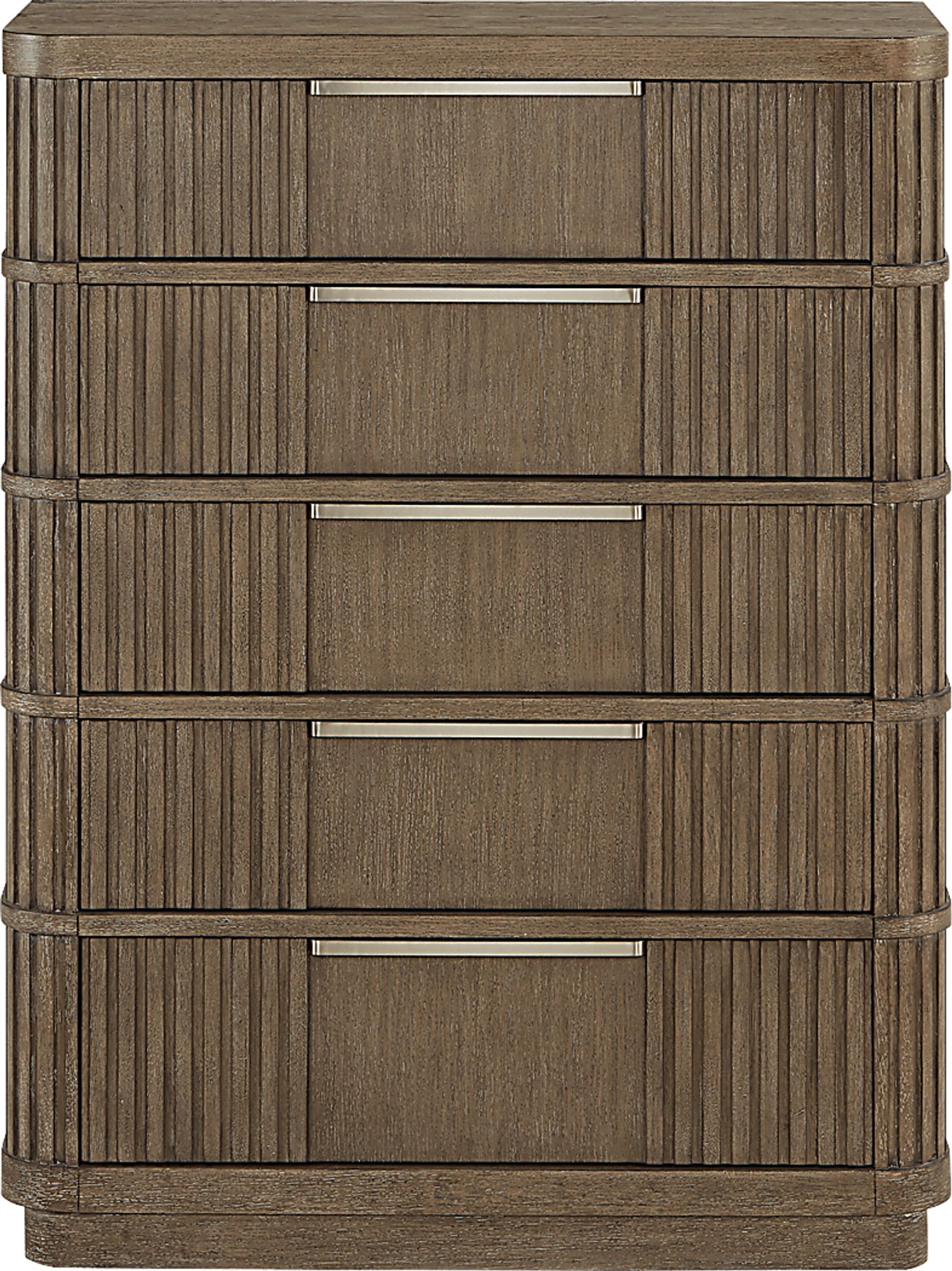 Sausalito Brown 5 Pc Queen Panel Bedroom - Image 5
