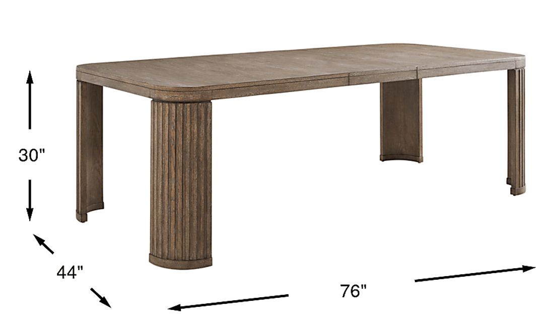 Sausalito Brown Dining Table