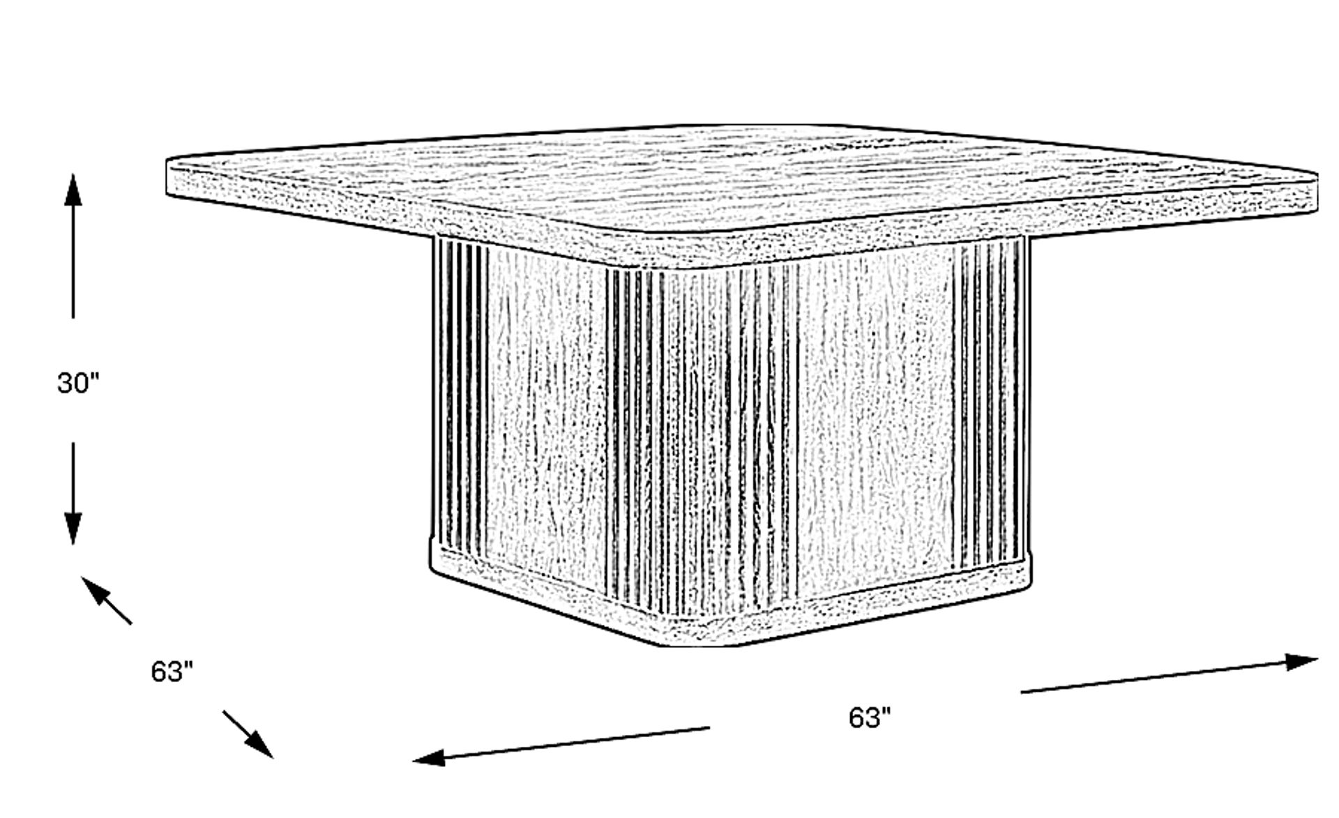 Dimension Image. Please refer to the Dimension Tab on this page for dimension details.