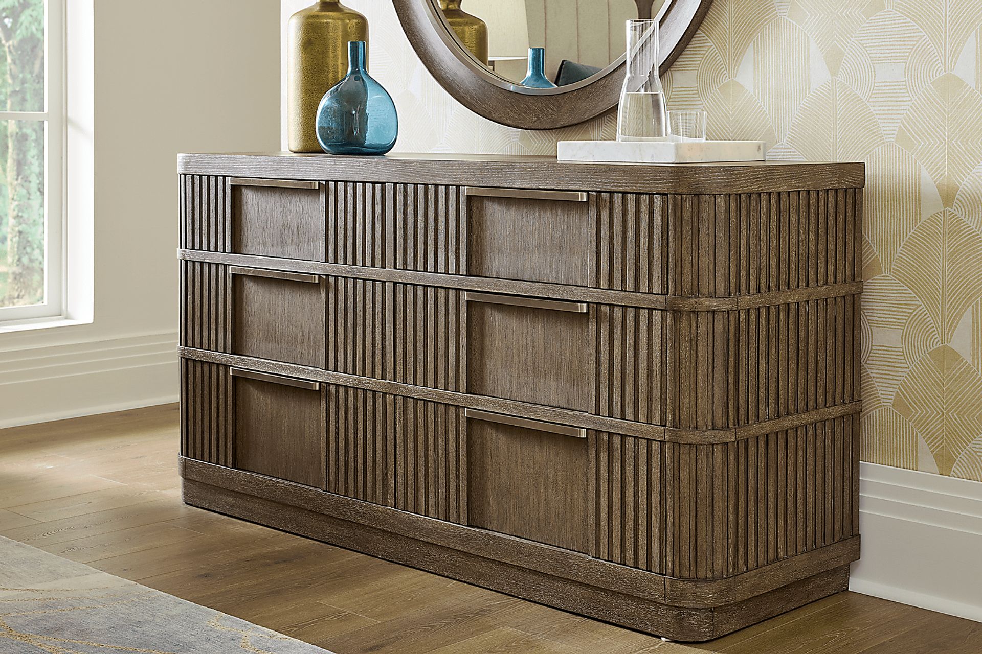 Sausalito Brown 7 Pc King Storage Bedroom - Image 6