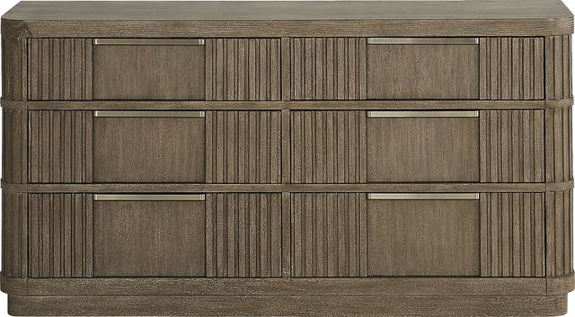 Sausalito Brown 5 Pc Queen Upholstered Bedroom - Thumbnail - Image 6
