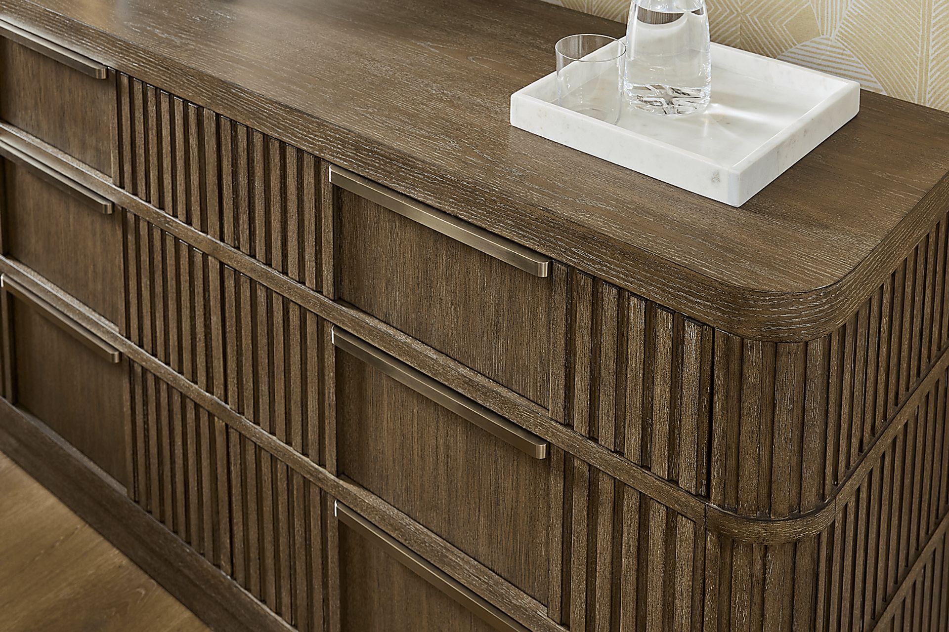 Sausalito Brown 7 Pc King Panel Bedroom - Image 7