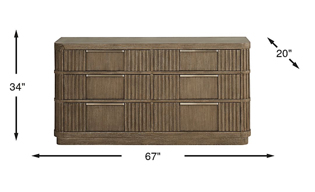 Sausalito Brown Dresser