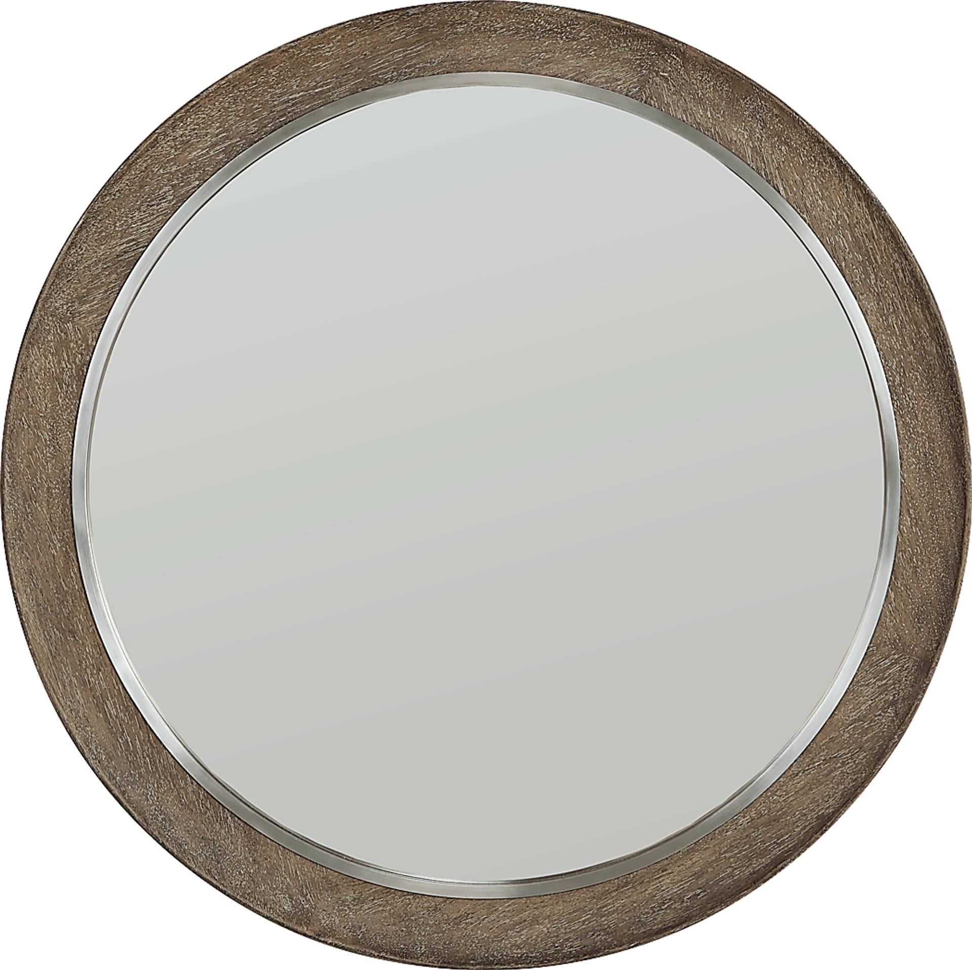 brown dresser mirror
