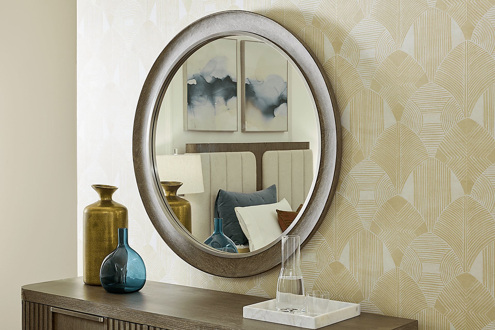 Sausalito Brown 7 Pc King Panel Bedroom - Image 14