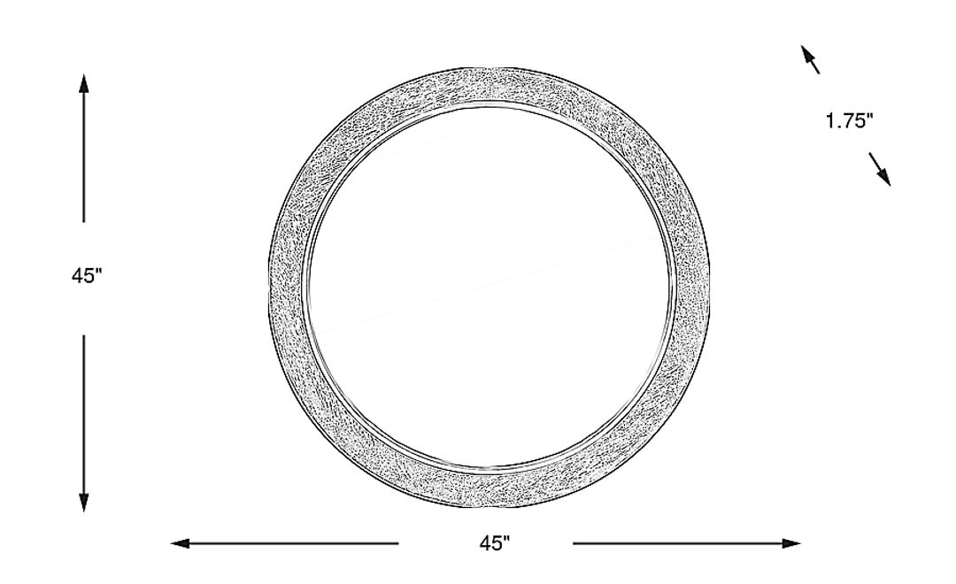Sausalito Brown Mirror