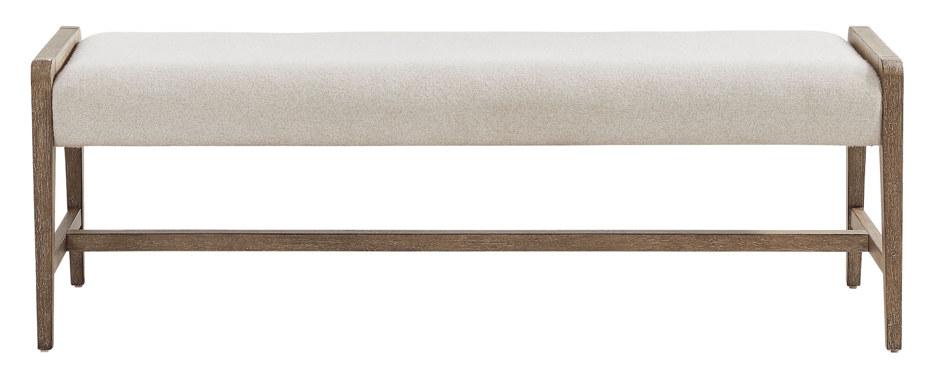 Sausalito Cream Dining Bench - Image 2