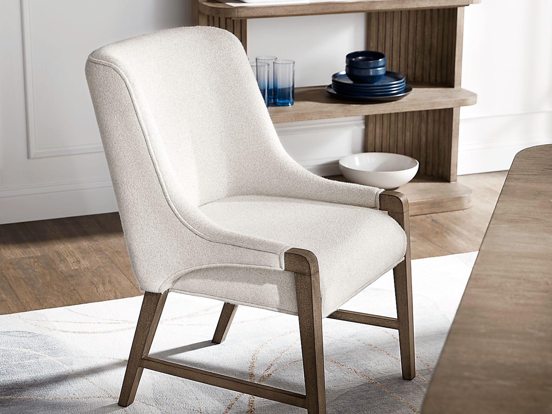 Sausalito Cream Upholstered Side Chair - Image 5