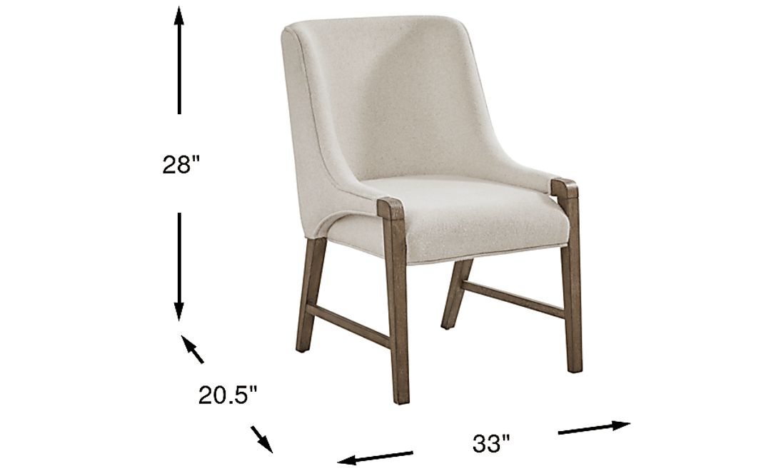Sausalito Cream Upholstered Side Chair