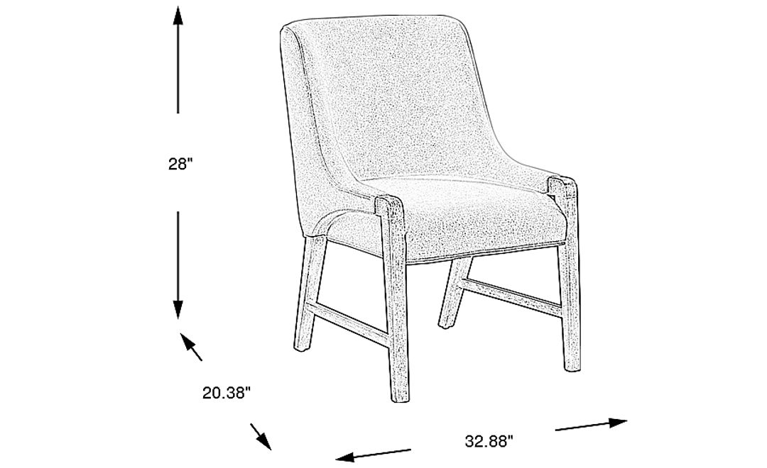 Sausalito Cream Upholstered Side Chair