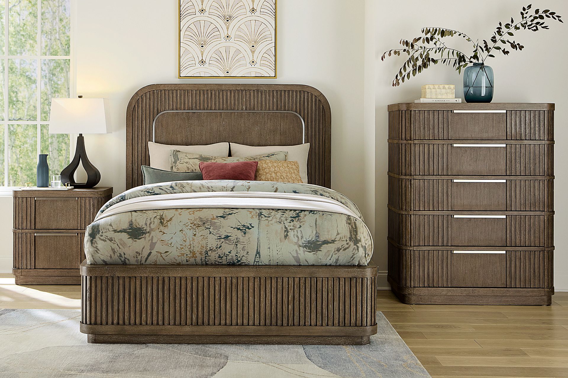 Sausalito Brown 5 Pc Queen Panel Bedroom - Image 1