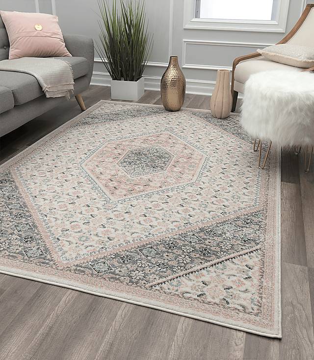 Sauveer Ivory 5' x 7' Rug - Thumbnail - Image 3