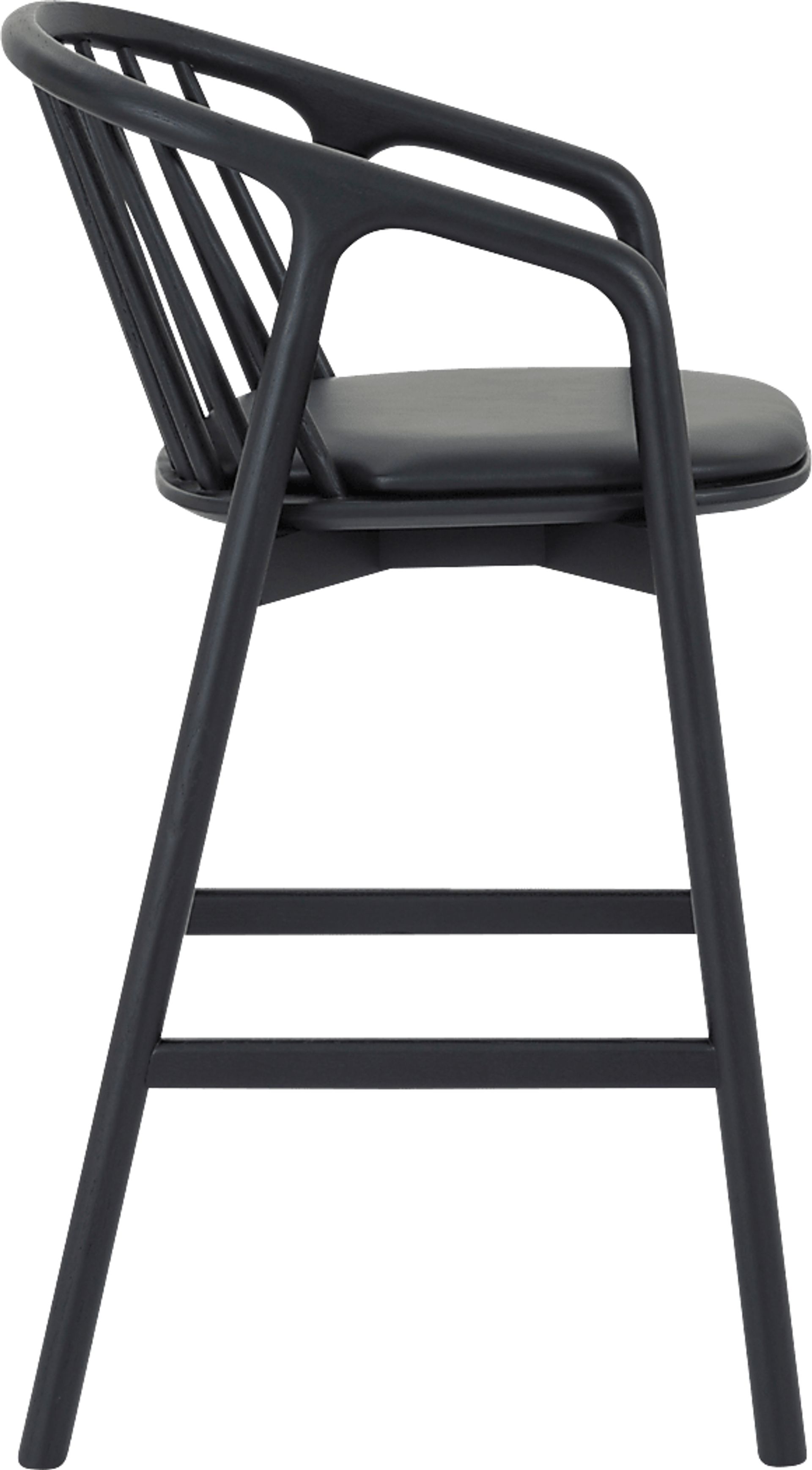 Savafait Black Barstool - Image 4