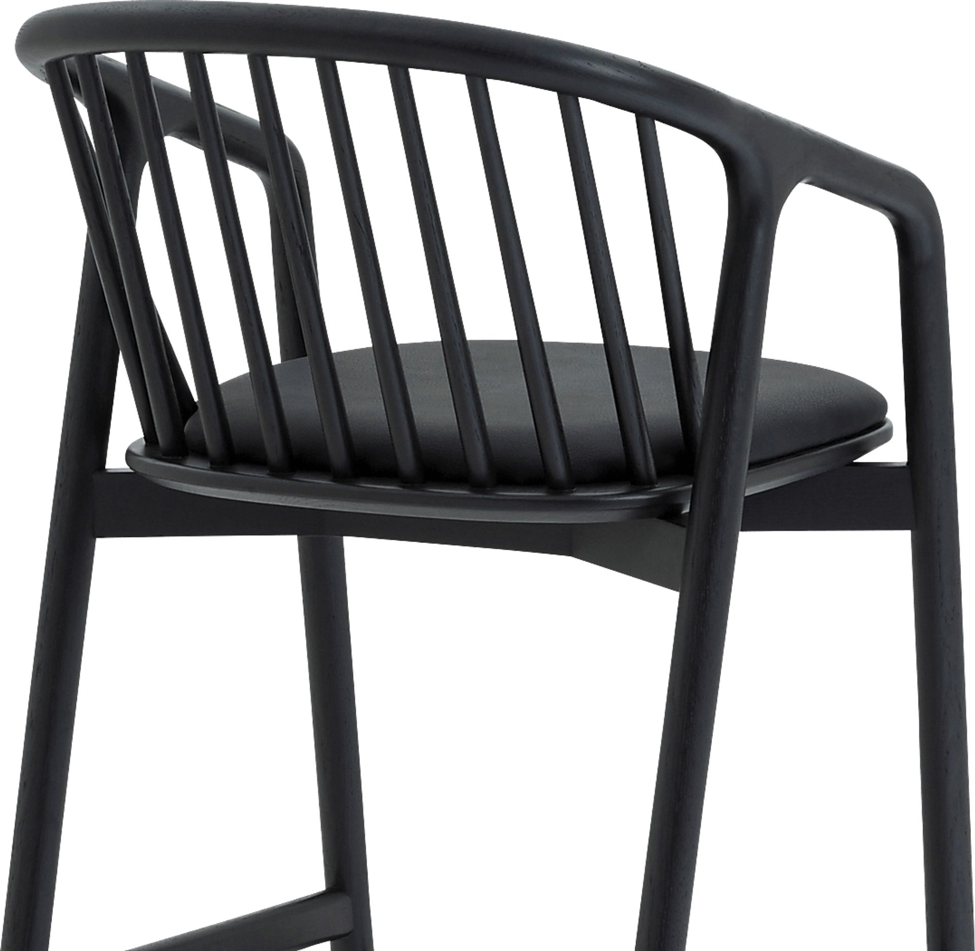 Savafait Black Barstool - Image 7