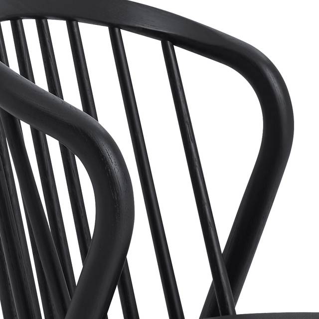Savafait Black Side Chair, Set of 2 - Thumbnail - Image 11