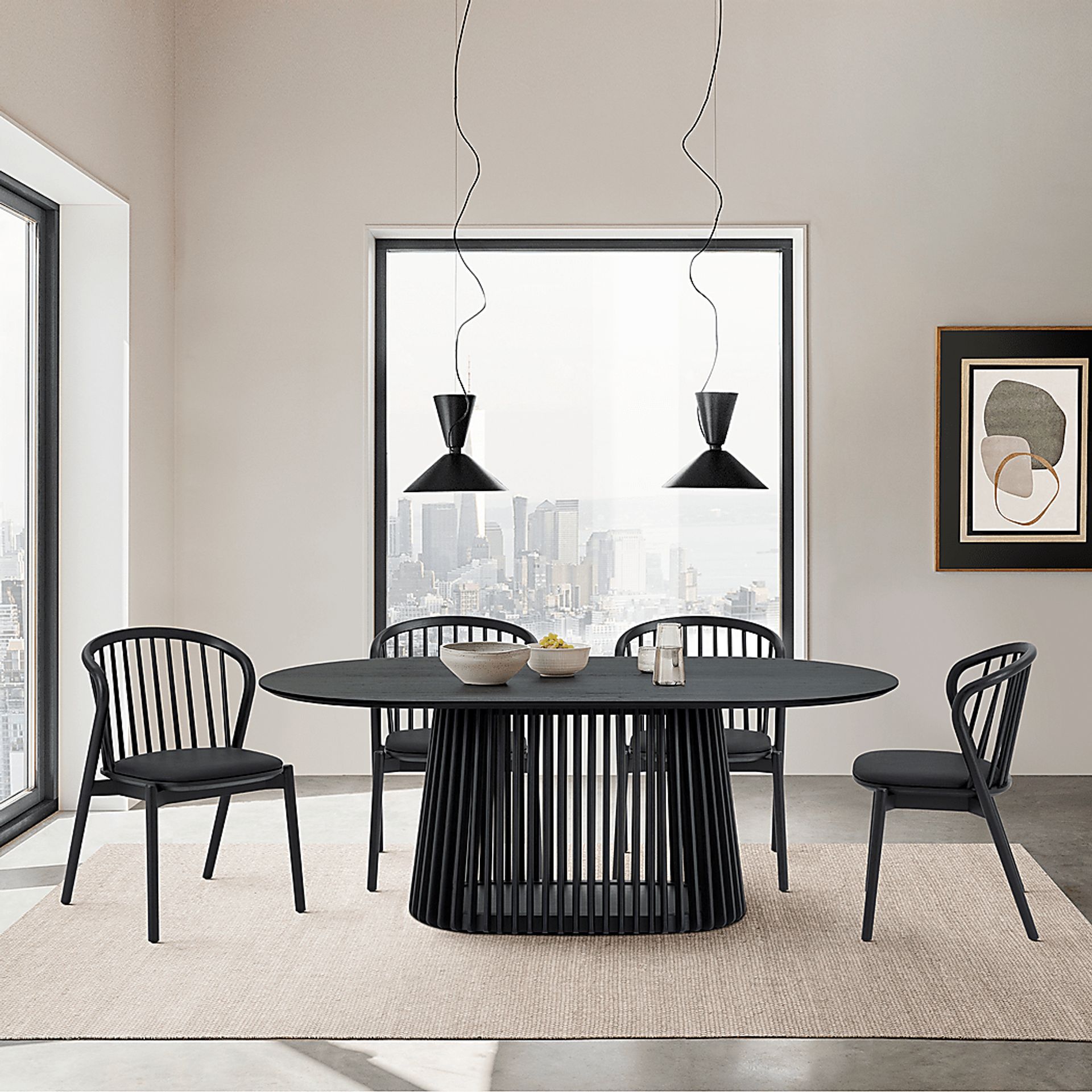 Savafait Black Side Chair, Set of 2 - Image 12