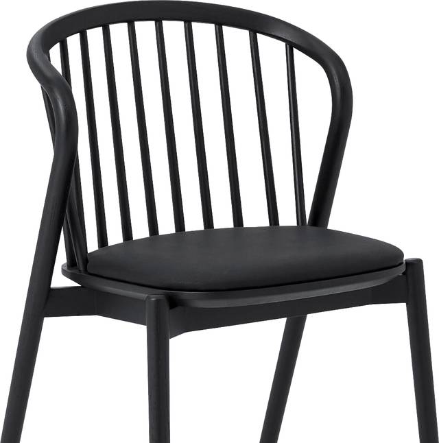 Savafait Black Side Chair, Set of 2 - Thumbnail - Image 7
