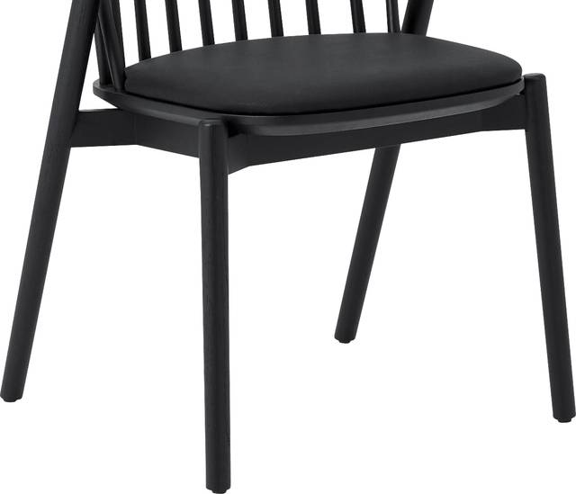 Savafait Black Side Chair, Set of 2 - Thumbnail - Image 9