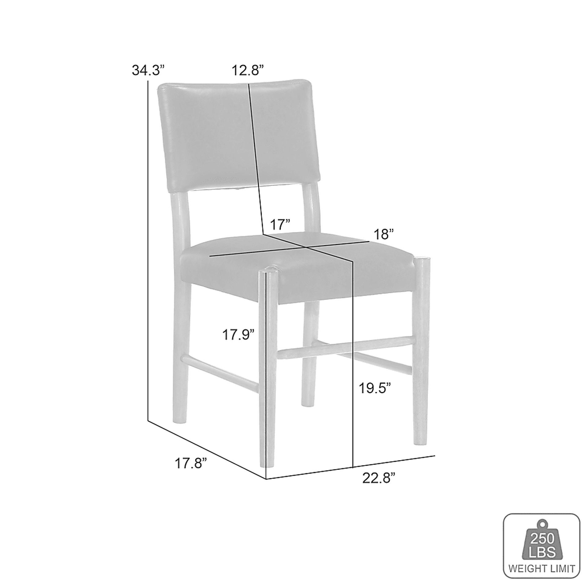 Savaher Black Side Chair, Set of 2 - Image 10