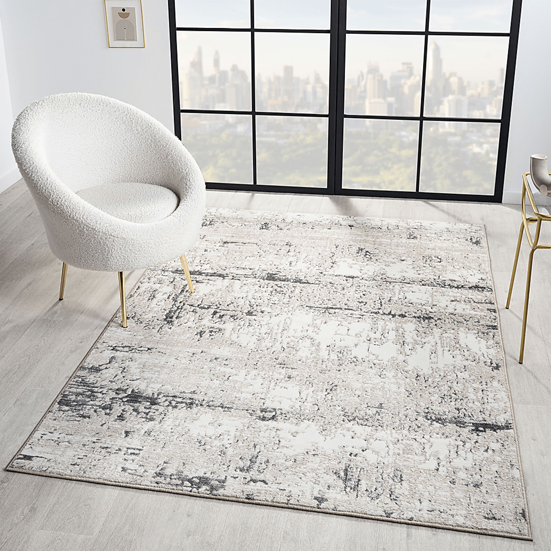 Savalem Beige 5' x 7' Rug - Image 2