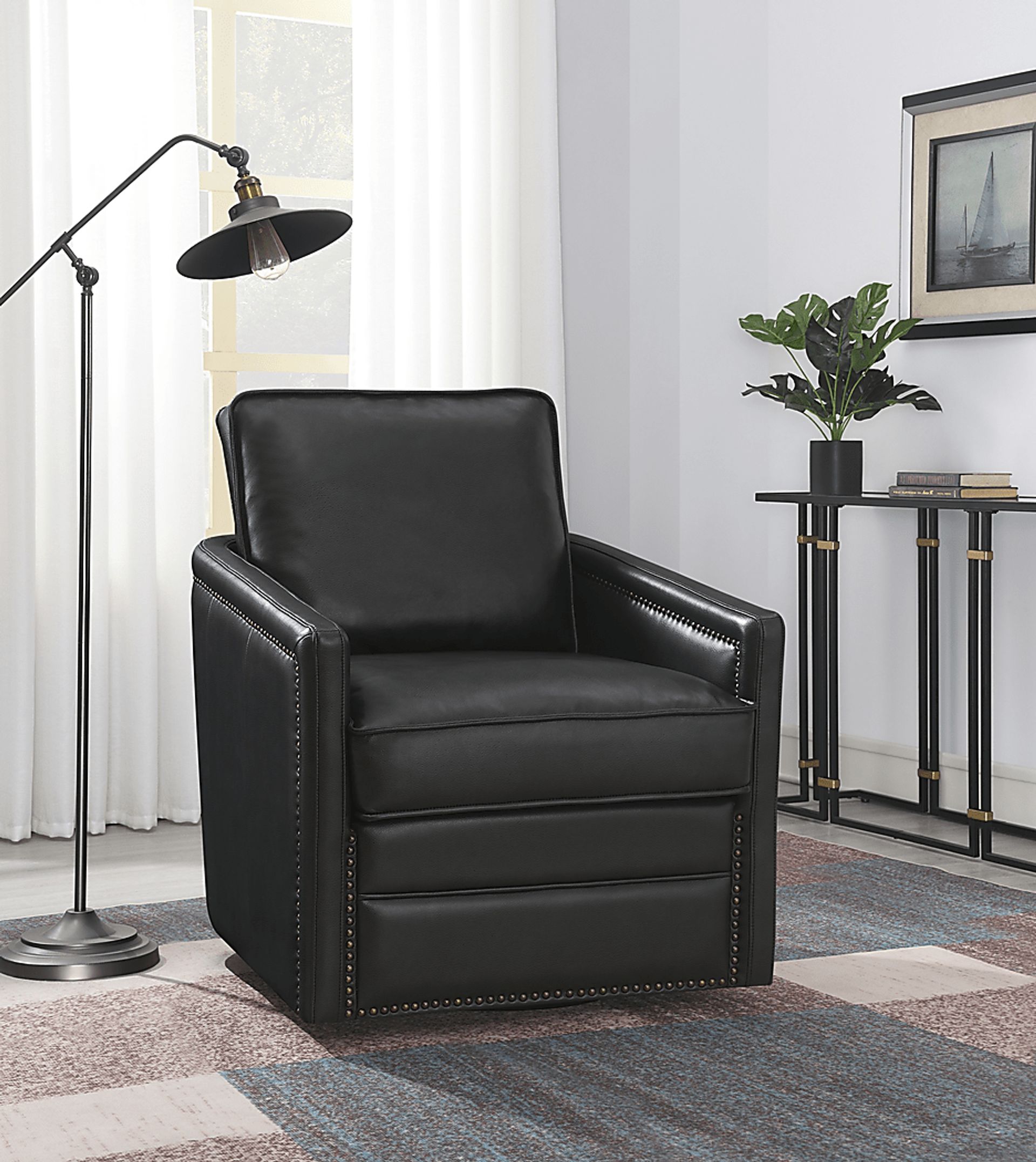 Savanne Black Accent Chair - Image 2