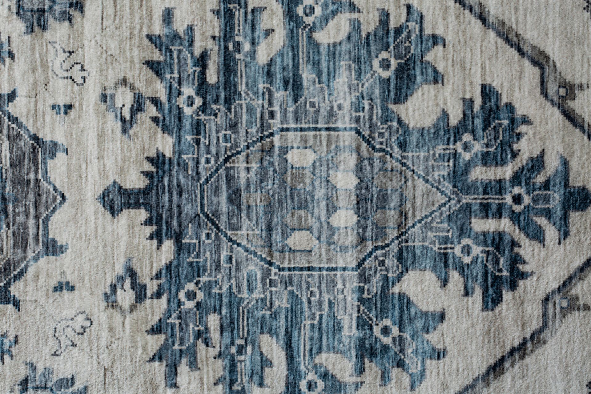Savanora Ivory/Blue 5' x 7' Rug - Image 6