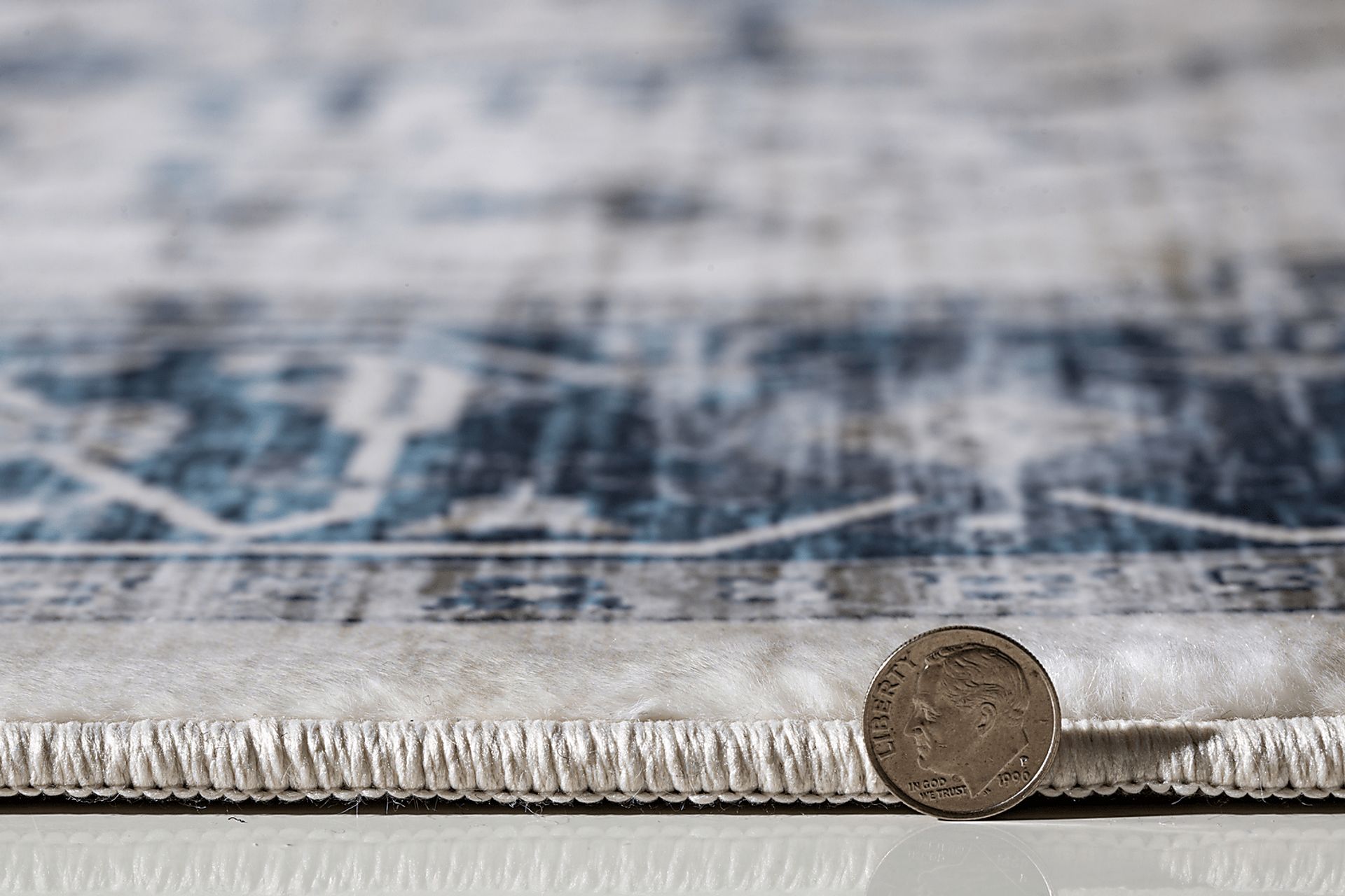 Savanora Ivory/Blue 6' x 9' Rug - Image 3