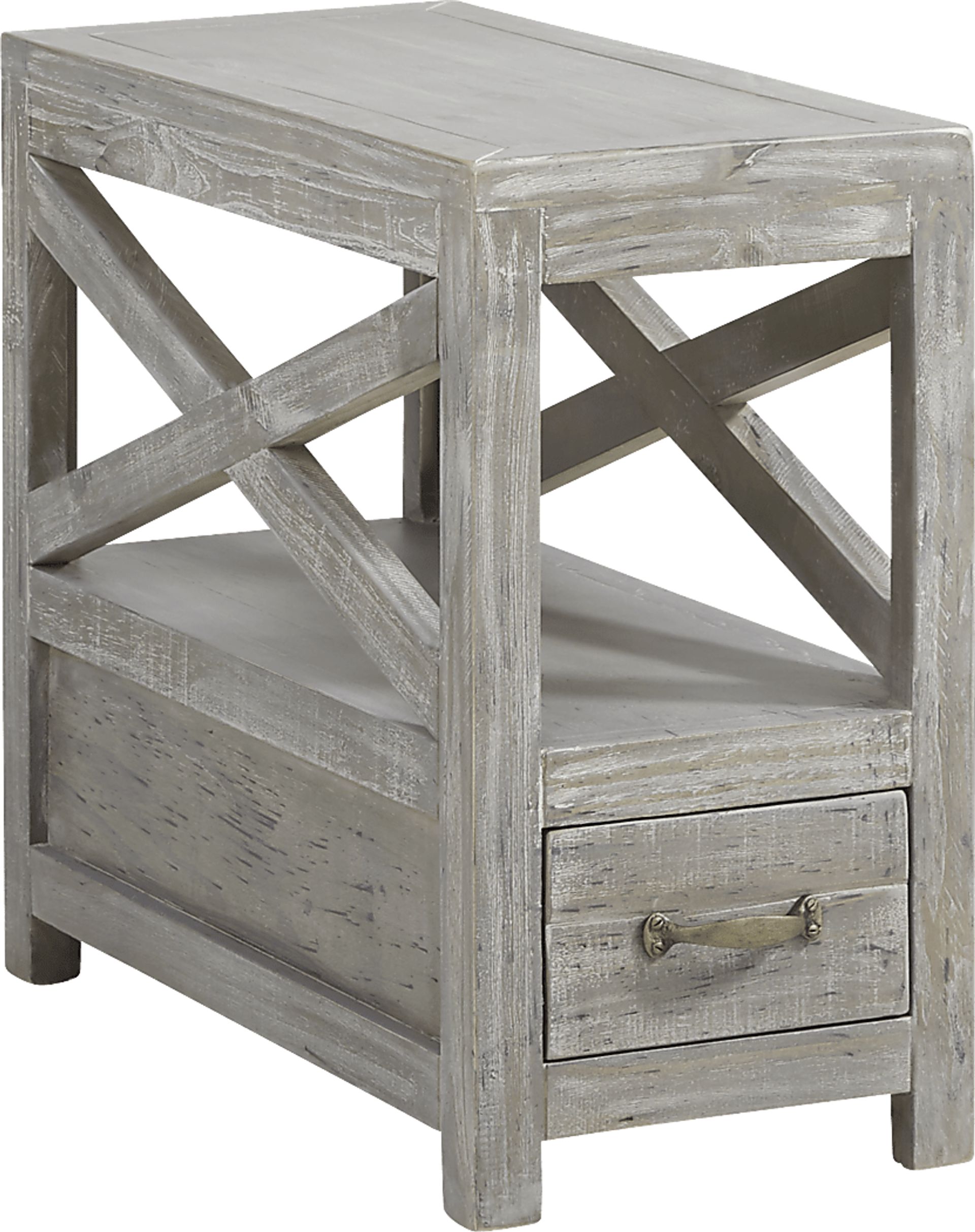 Savenay Gray Chairside Table - Image 1