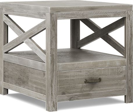 Savenay Gray End Table