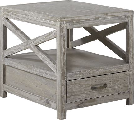 Savenay Gray End Table