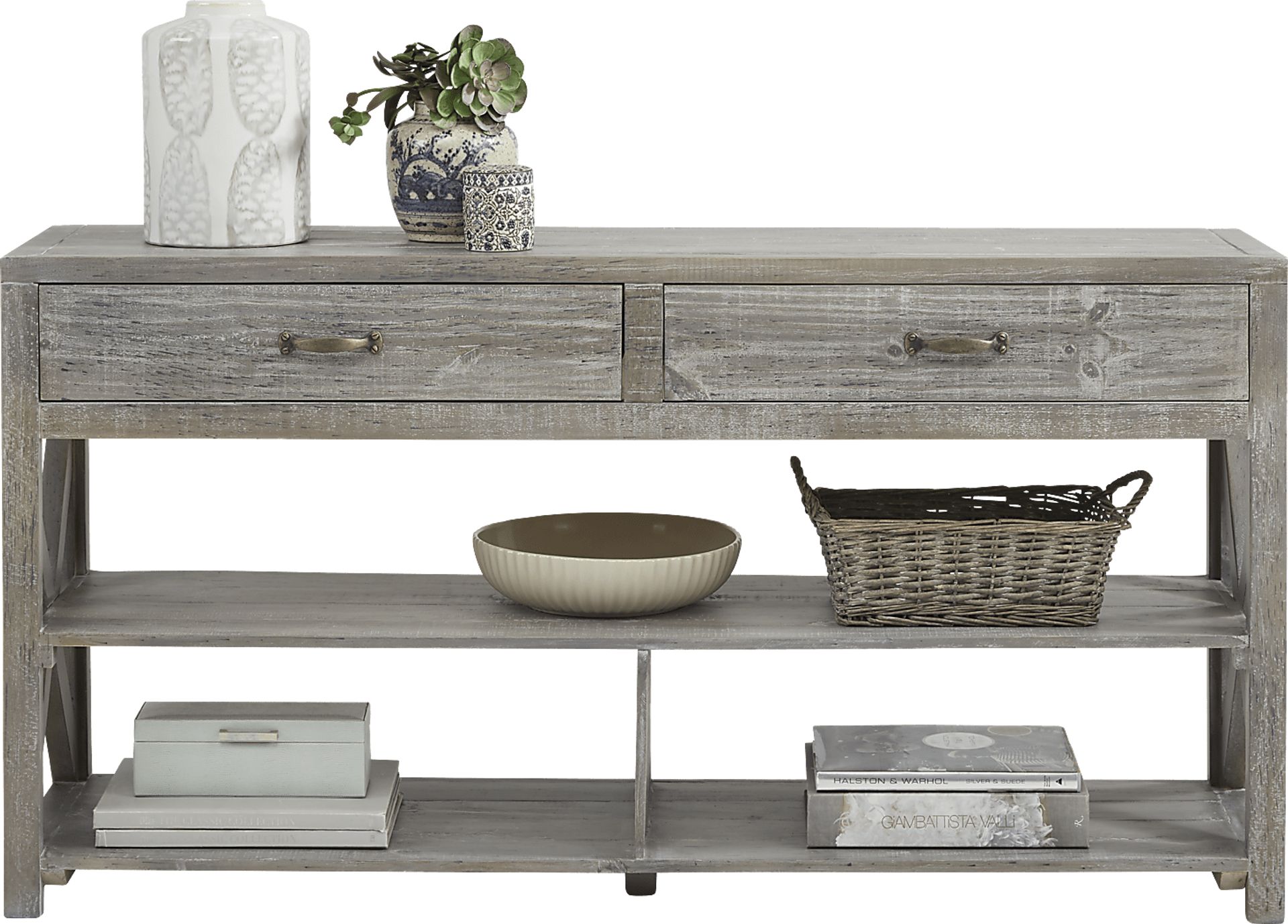 Savenay Gray Sofa Table - Image 2