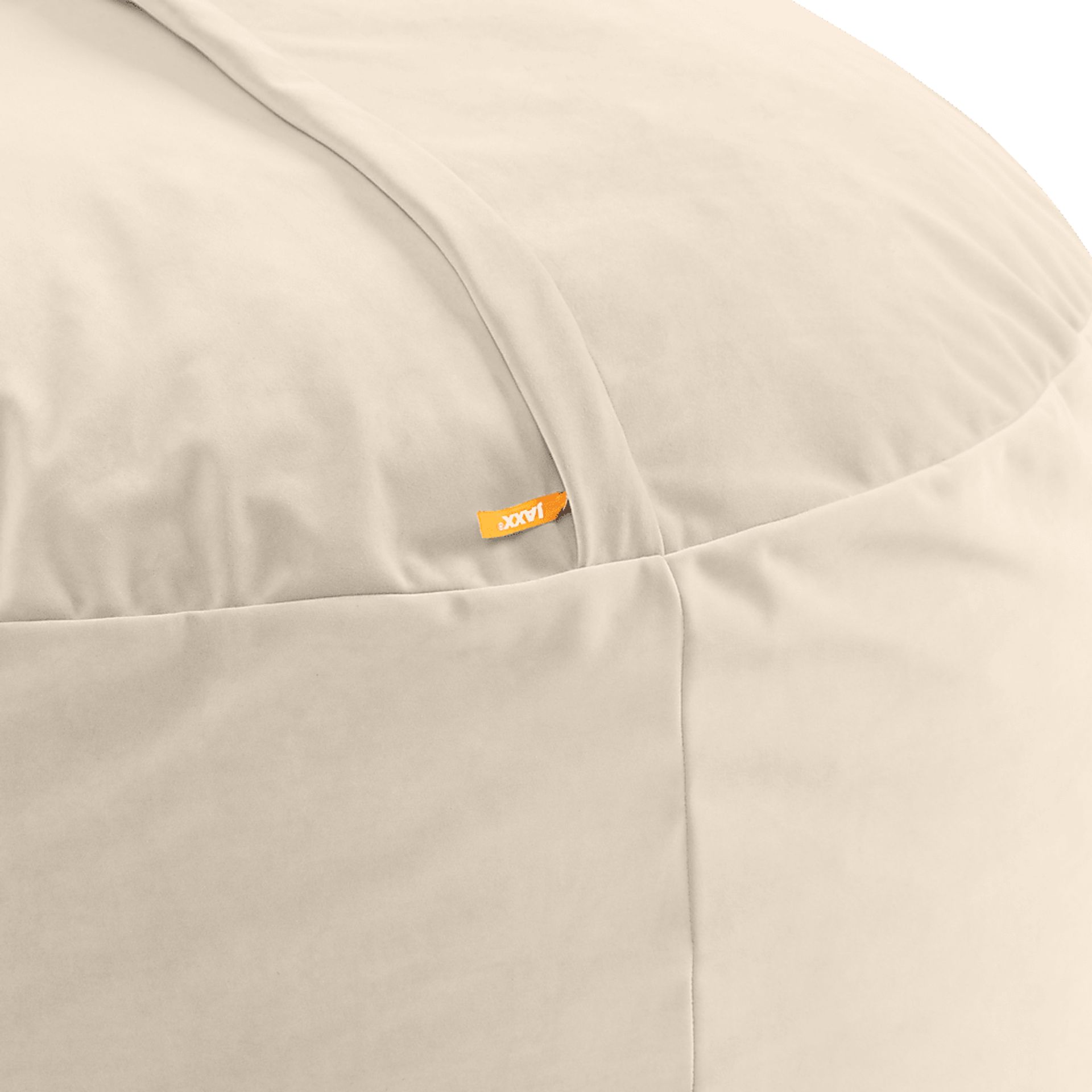 Savenu I Ivory Large Bean Bag Chair - Image 2