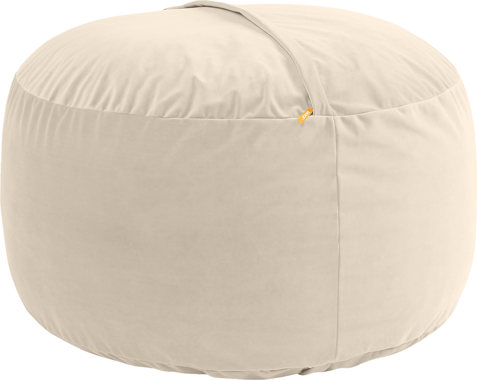 Savenu I Ivory Large Bean Bag Chair - Image 9