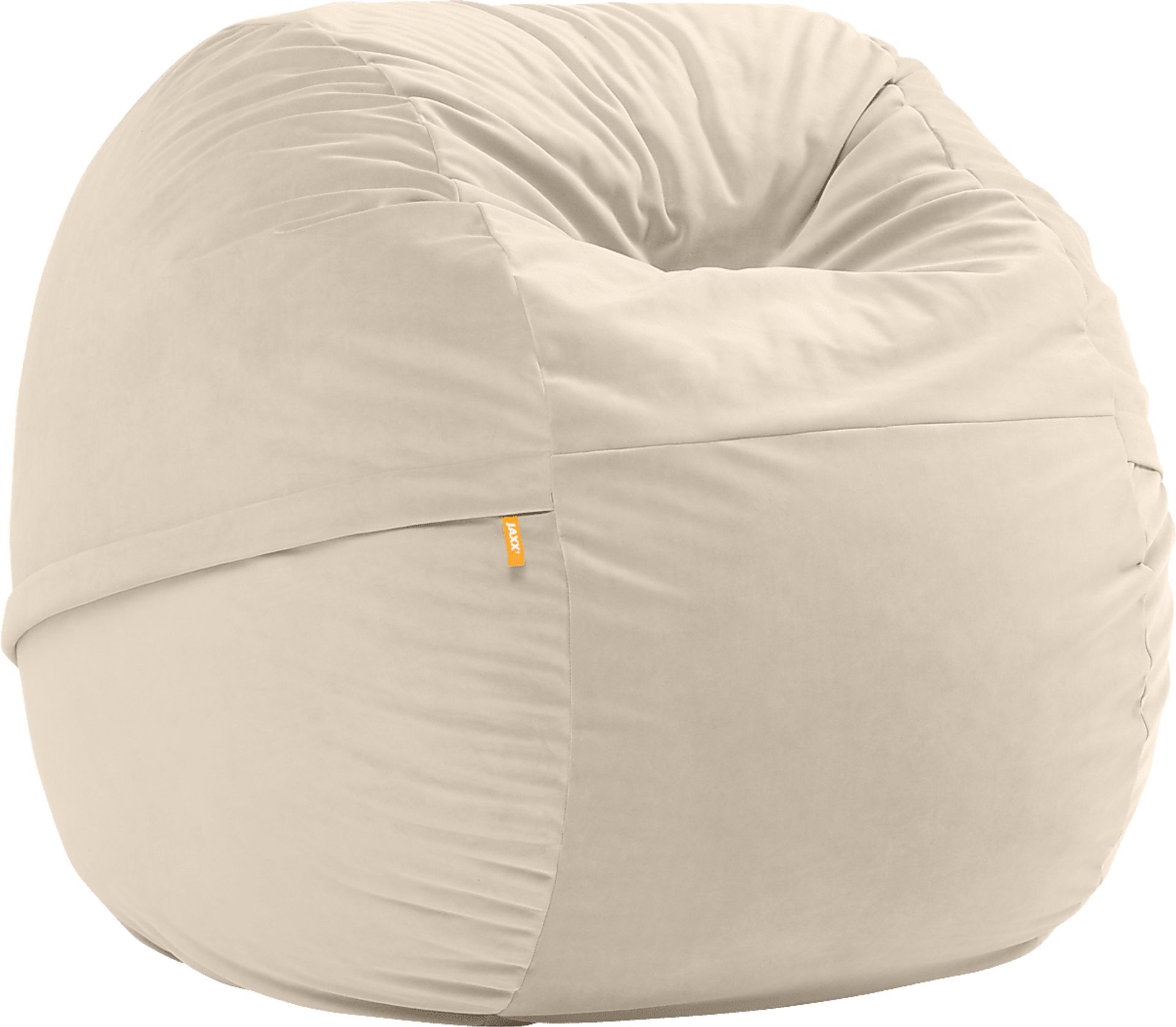 Savenu I Ivory Large Bean Bag Chair - Image 1