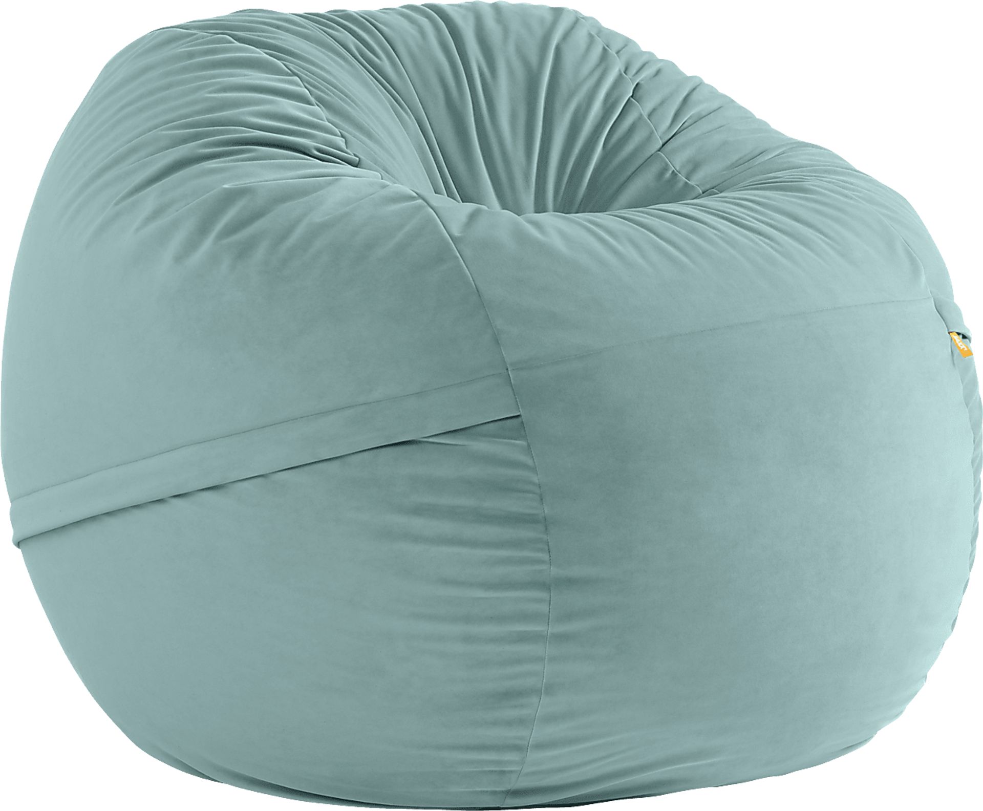 Savenu II Turquoise Large Bean Bag Chair - Image 1