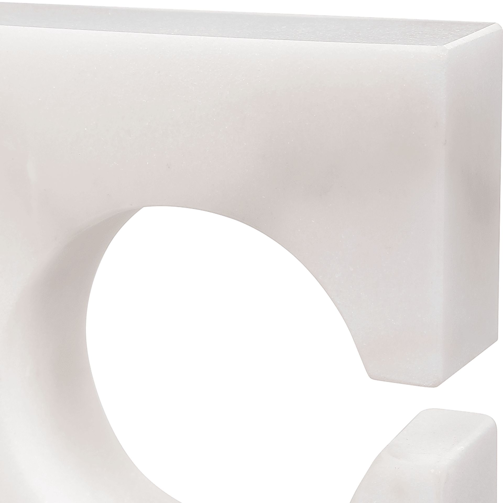 Saverio White Bookend, Set of 2 - Image 3