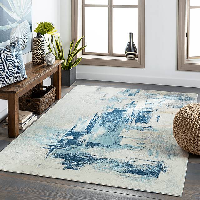 Saviel Navy 7'10 x 10' Rug - Thumbnail - Image 6
