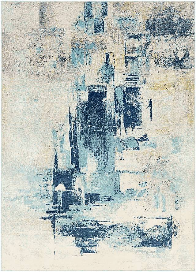 Saviel Navy 7'10 x 10' Rug - Thumbnail - Image 1