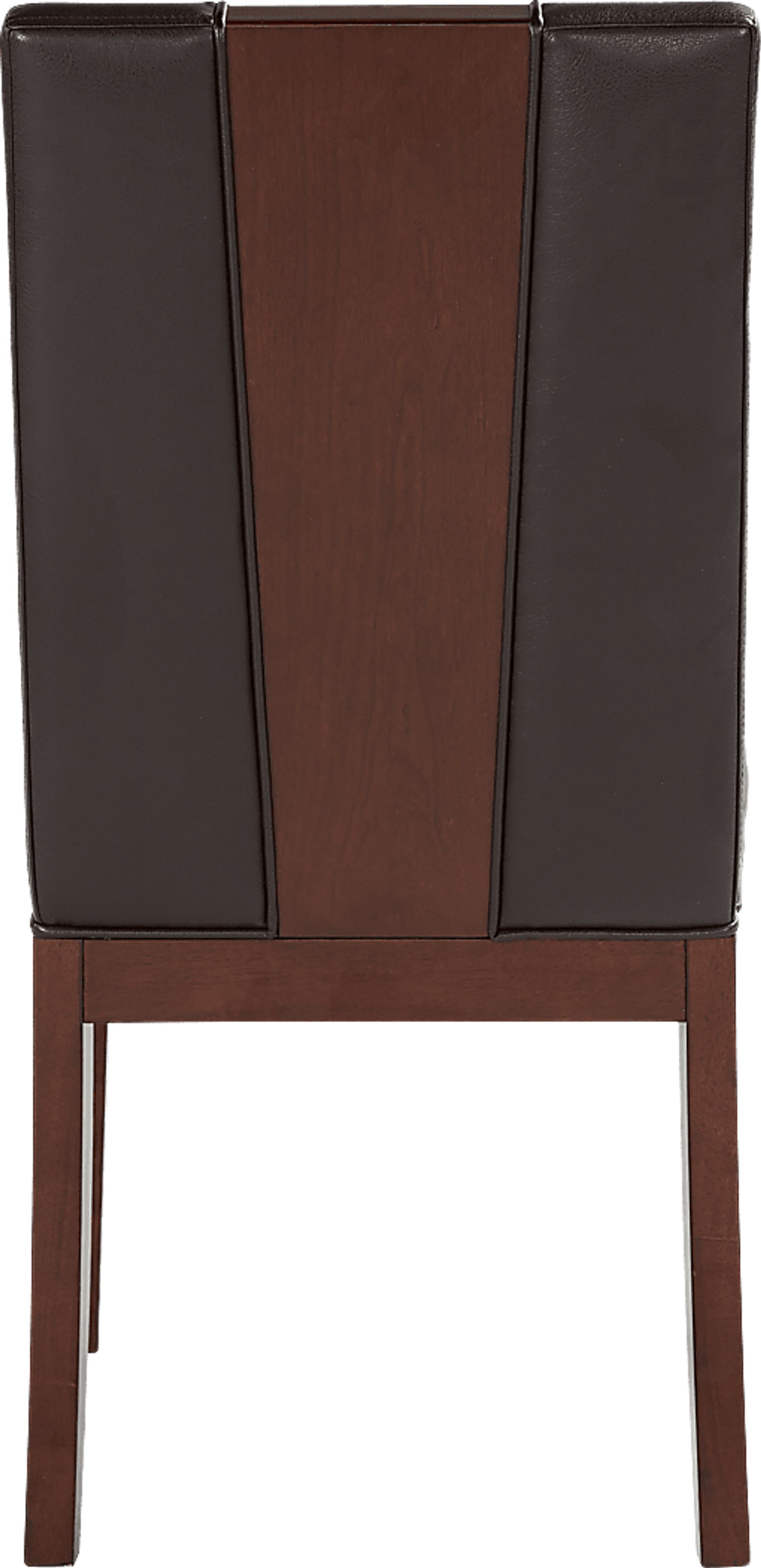 Savona Chocolate 5 Pc Rectangle Dining Room with Wood Back Chairs - Image 5