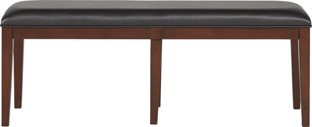 Savona Chocolate Counter Height Bench - Thumbnail - Image 2