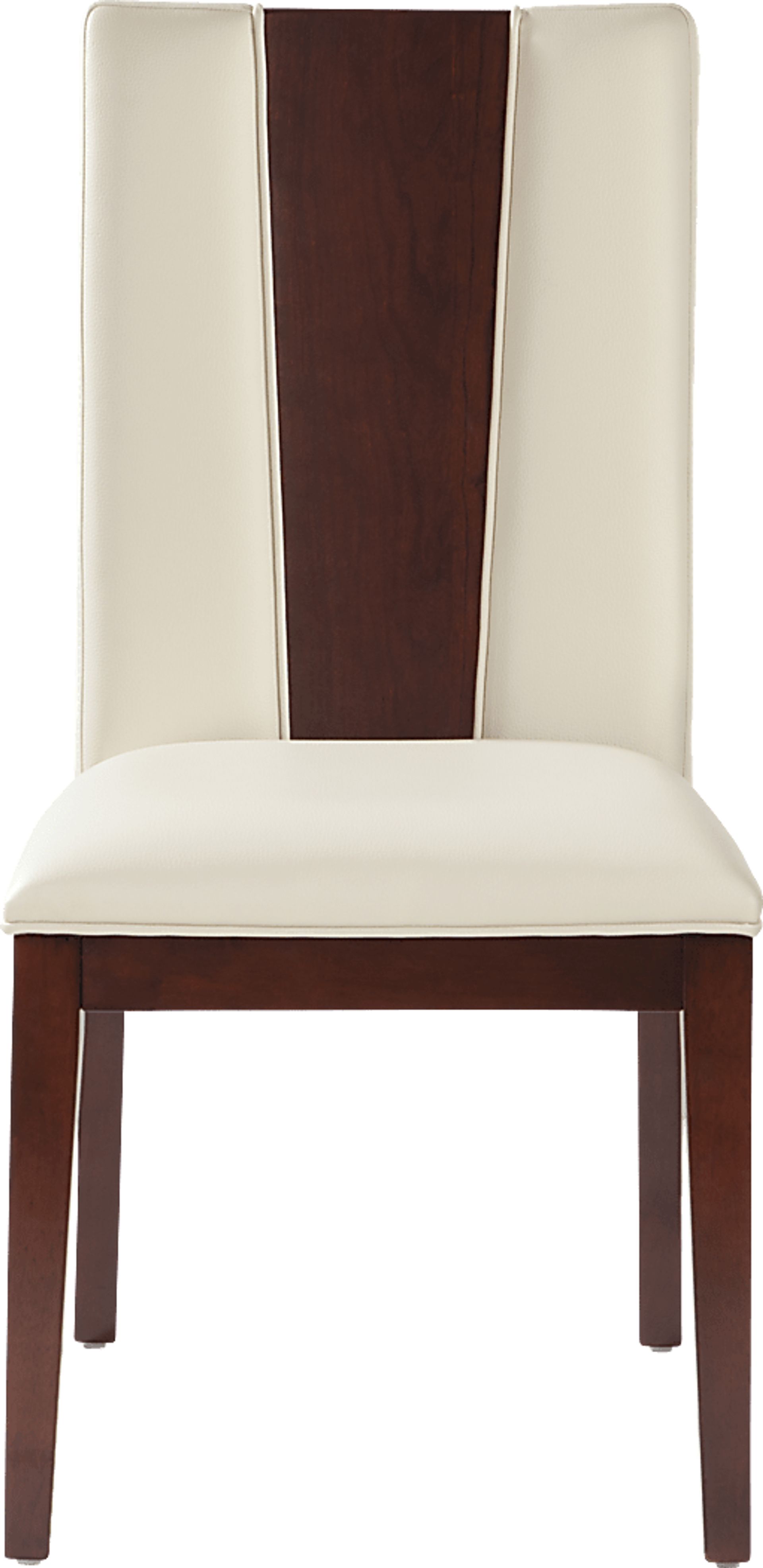 Savona Ivory 5 Pc Rectangle Dining Room with Wood Back Chairs - Image 5
