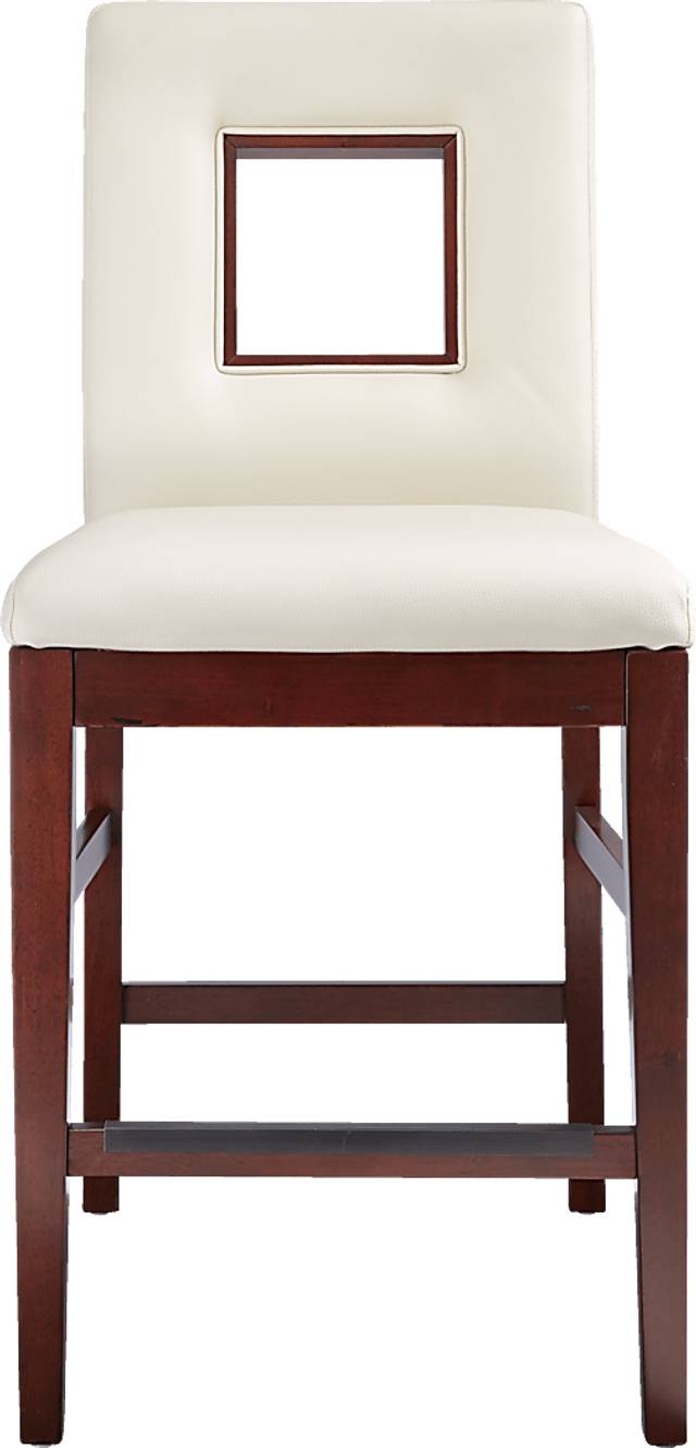 Savona Ivory 5 Pc Counter Height Dining Room with Open Back Stools - Thumbnail - Image 5