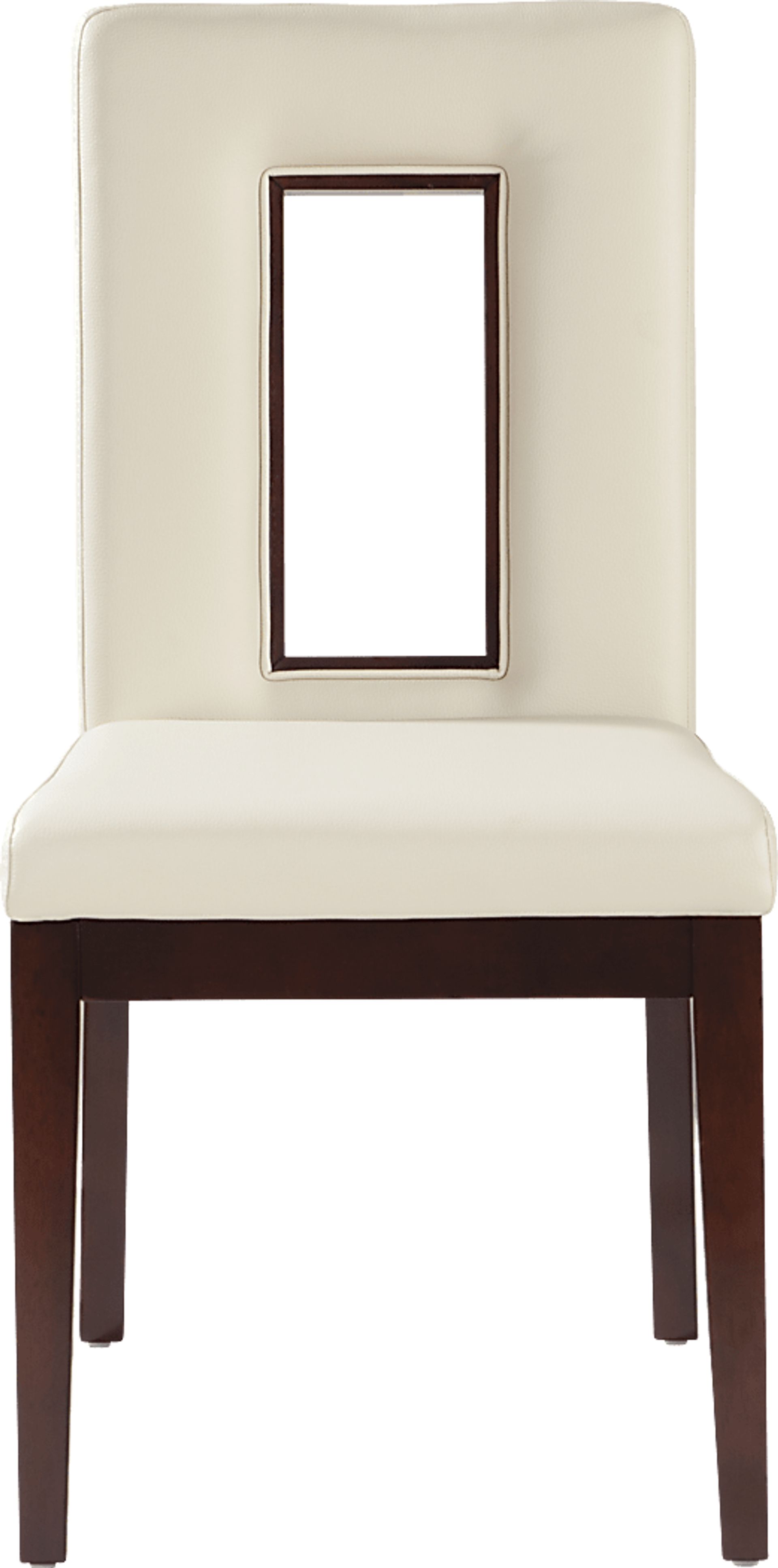 Savona White Upholstered Side Chair - Image 3
