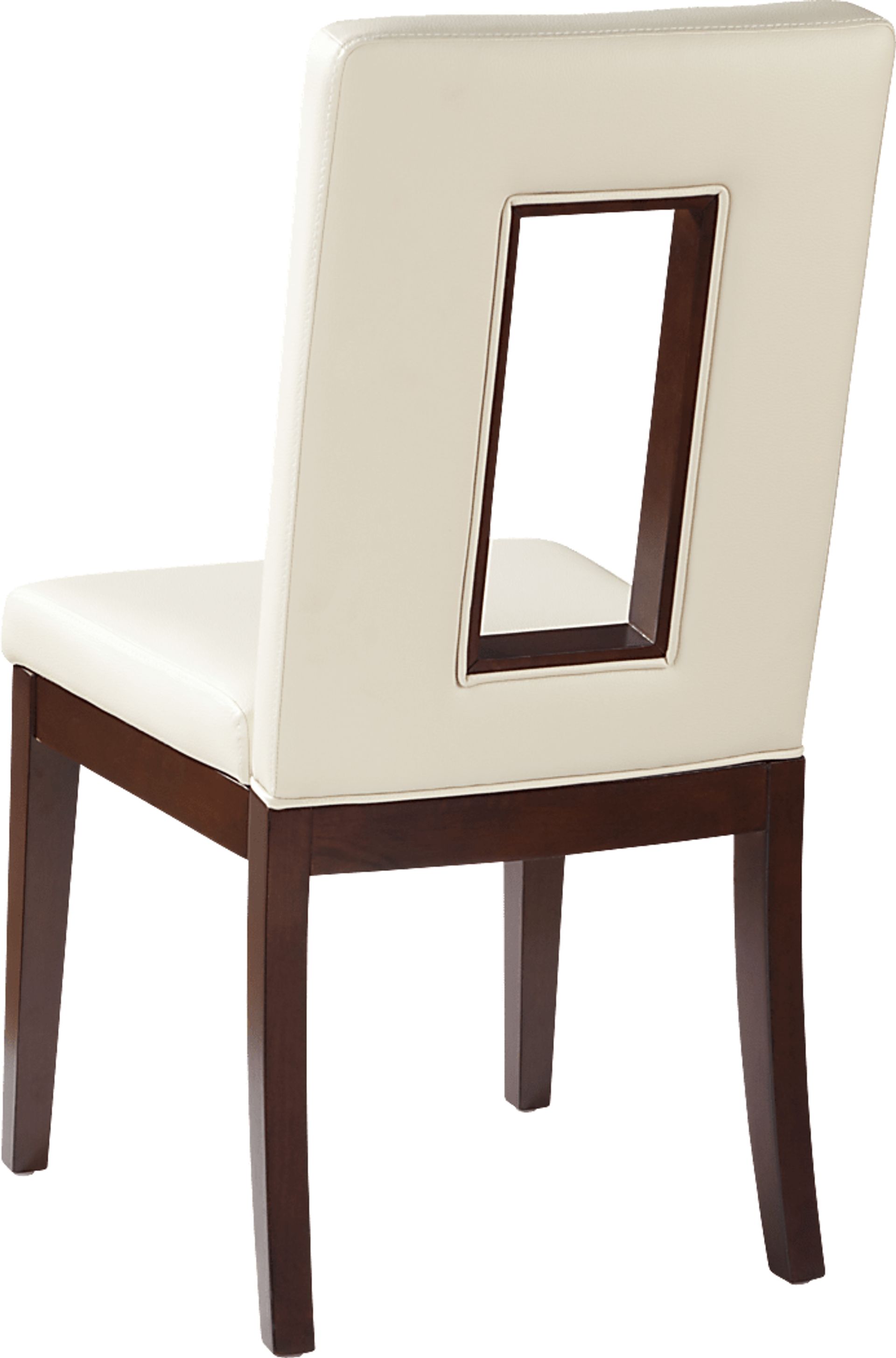 Savona White Upholstered Side Chair - Image 4