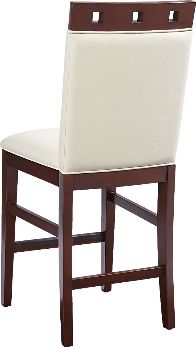 Savona White Wood Top Counter Height Stool - Thumbnail - Image 2