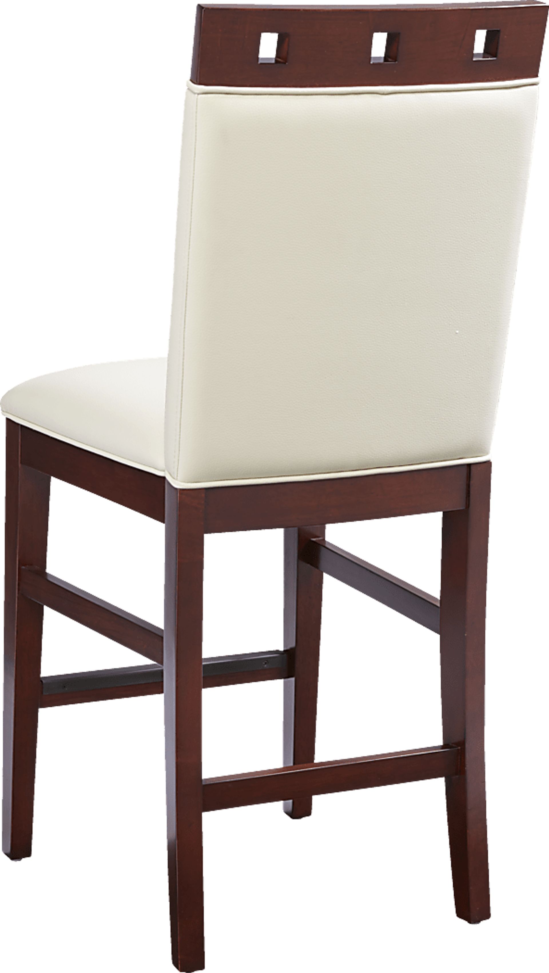 Savona White Wood Top Counter Height Stool - Image 2